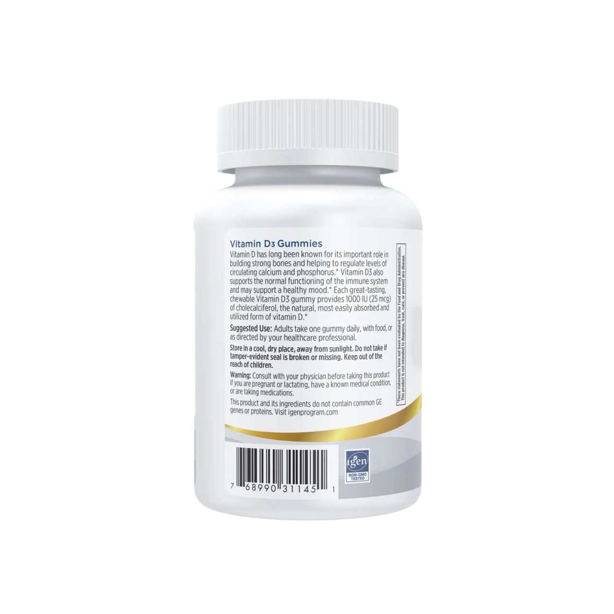 Vitamin D3 Gummies 1000IU #60